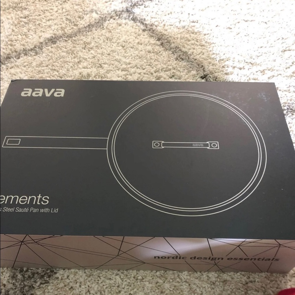 aava Stainless Steel Saute Pan with Lid